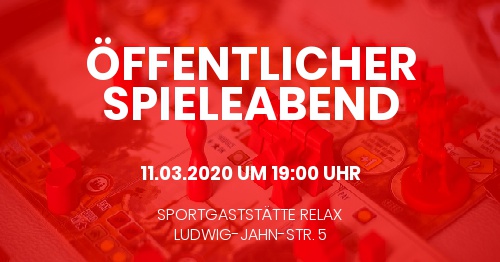 Öffentlicher  Spieleabend